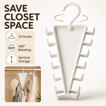 V Shaped Double‑Sided Closet Organizer Hanger👕