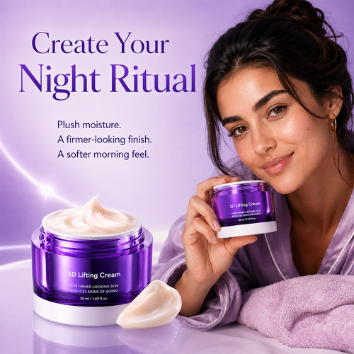 2026 3D Lifting Cream 1.7 fl oz | Advanced Korean Facial Night Cream💜