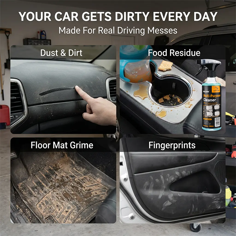 Multi-Purpose Cleaning Spray, Heavy Duty Dual-Action Degreaser & Stain Remover🧽