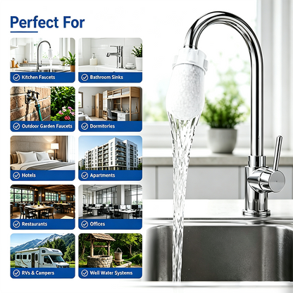 50 cotton filter bags disposable Cotton Faucet Filter Bags with 10 fastening straps💧