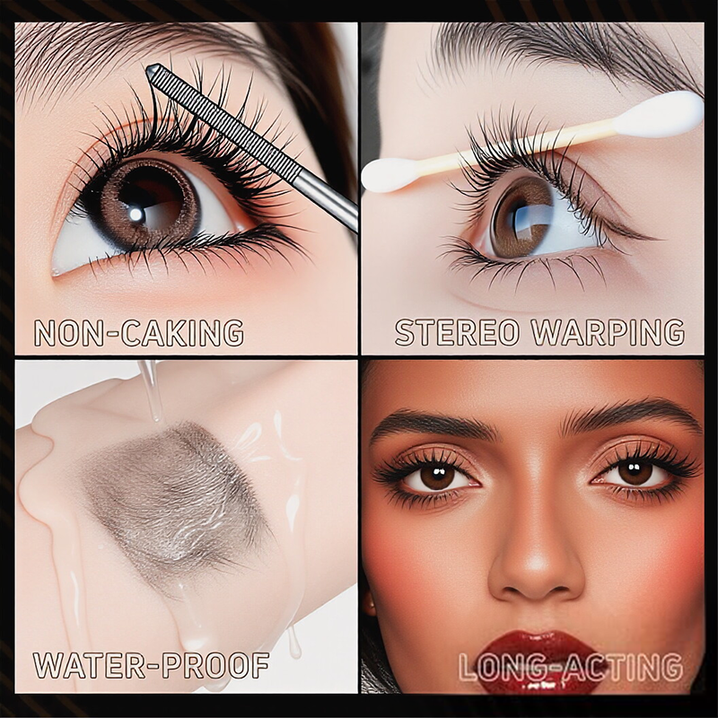 Waterproof Smudge-Proof Mascara for Thick Long Curled Defined Lashes✨