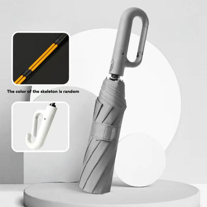 Automatic Folding Umbrella, Portable Rain Umbrella with Loop Buckle ☔