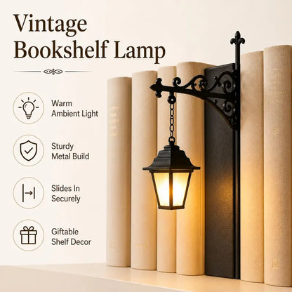 Library Lantern-Decorative Bookshelf Lighting, MiniatureHanging Shelf Lampdeng🏮