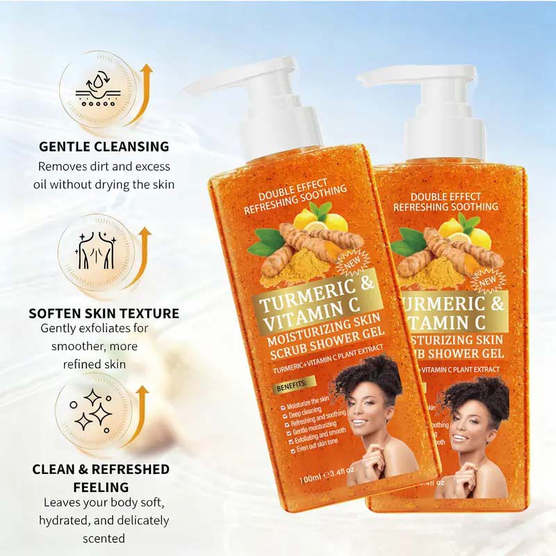 Turmeric & Vitamin C Exfoliating Shower Gel🧡