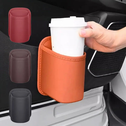 Car Cup Holder Accessory, Multi‑Purpose Drink & Water Bottle Storage Pouch 🚗