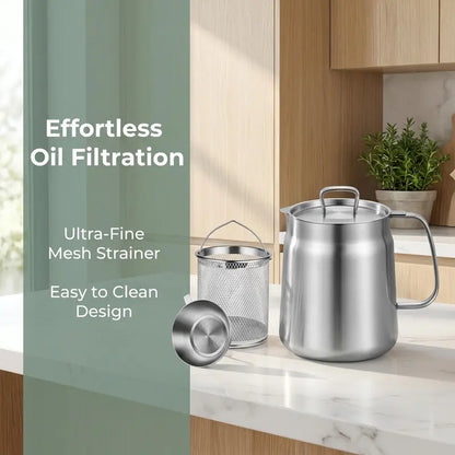 304 Stainless Steel Deep Fryer Pot Set 🍳