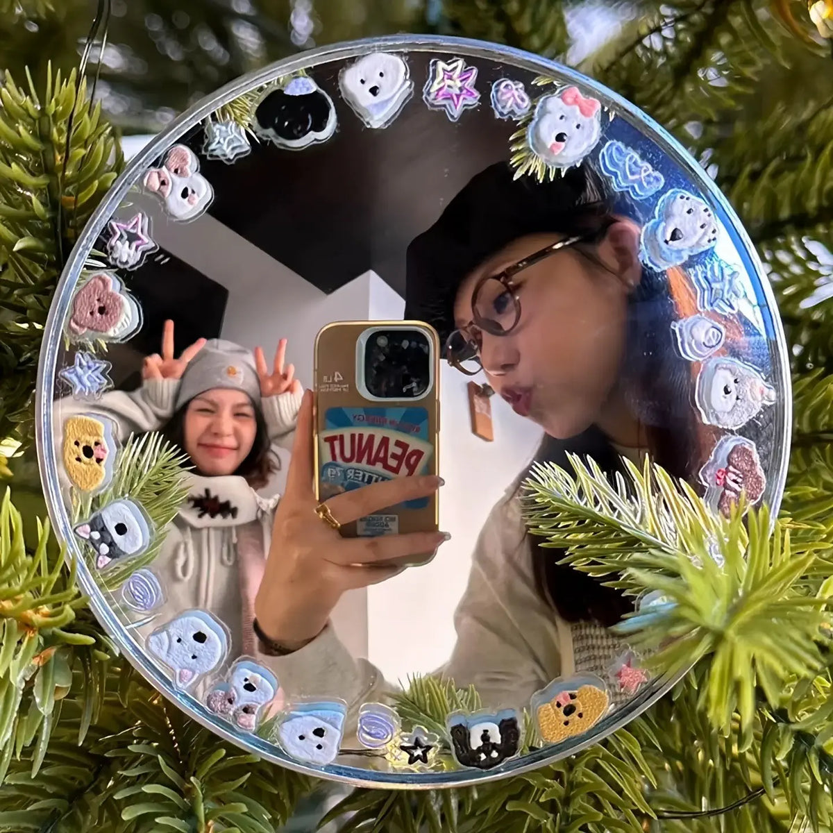 Selfie Convex Mirror, Handheld High-Definition Wide-Angle Selfie Mirror 🤳