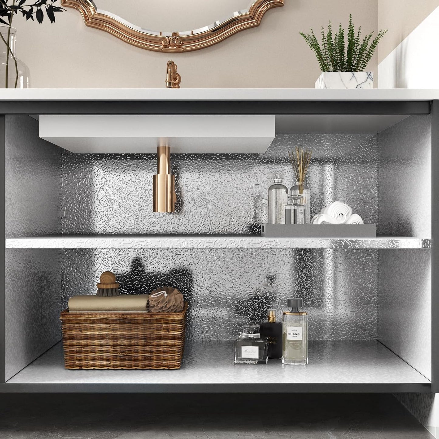 Kitchen Waterproof Oil Proof Aluminum Foil Sticker 🧽