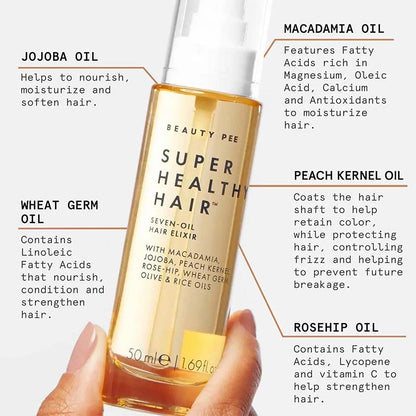 Seven-Oil Anti-Frizz Hair Repair Oil, Hydrating Serum for Dry Damaged Hair 🧴