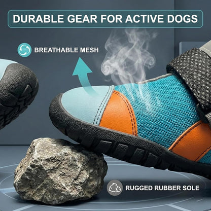 Dog Shoes With Built-in LED Light 🐾
