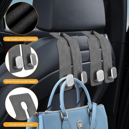 2‑Pack Car Purse Hook, Purse Hook for Car Seats Headrest, Car Seat Hooks 🚗