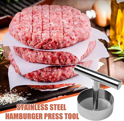 Stainless Steel Burger Press - Nonstick Burger Patty Maker Mold 🍔