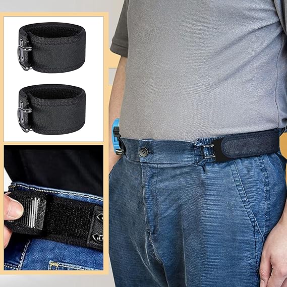 🔥Pack of Two-Tactical Metal Hook Elastic Belt (Unisex)