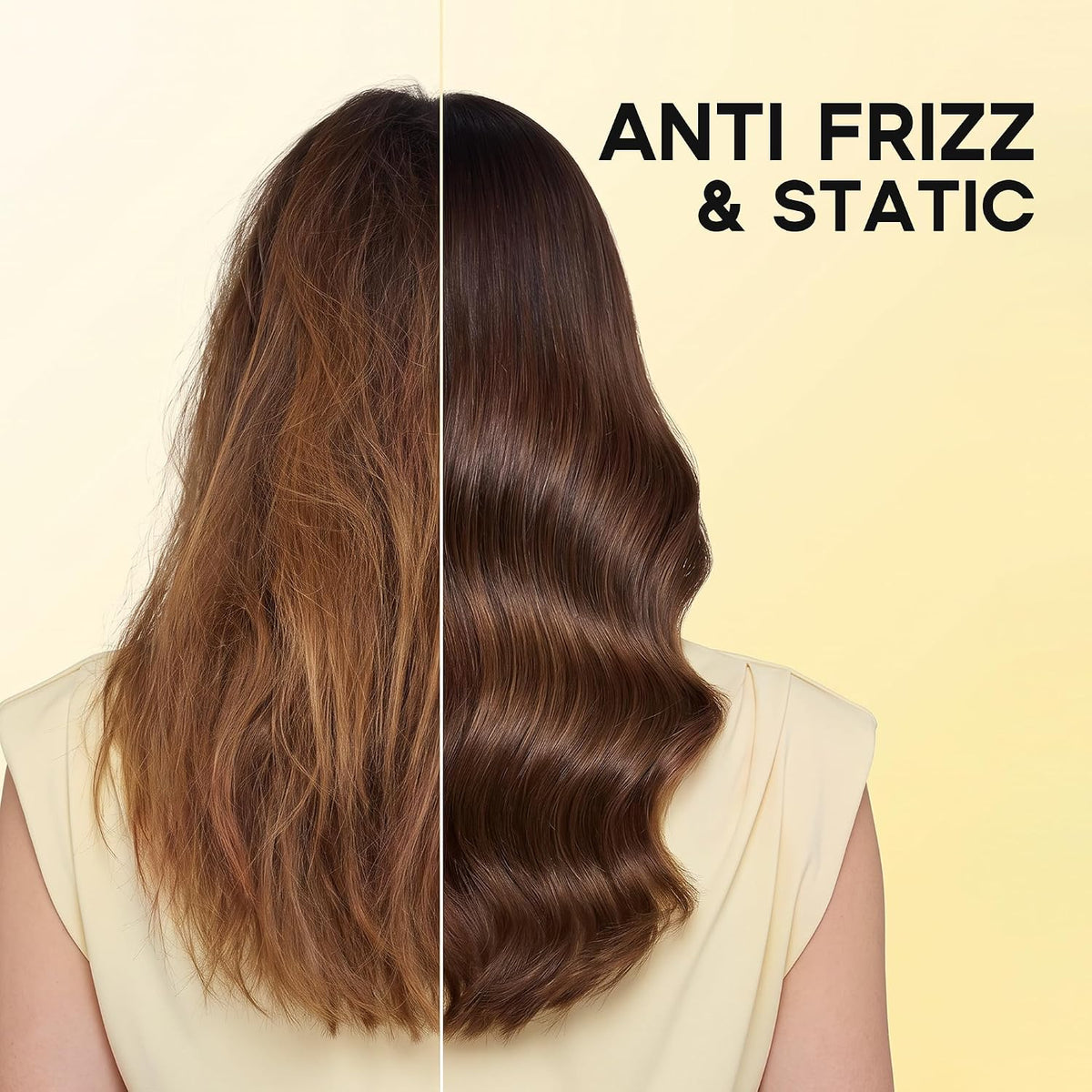 Anti-Static Hollow Round Bristle Brush - Massaging Design for Enhanced Volume 💆