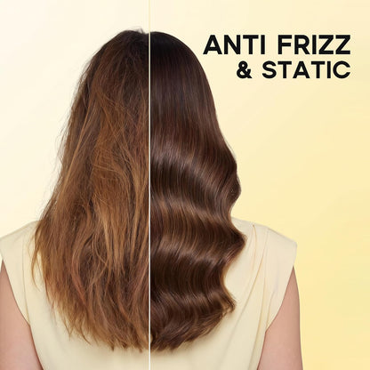 Anti-Static Hollow Round Bristle Brush - Massaging Design for Enhanced Volume 💆