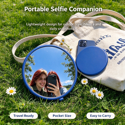 Selfie Convex Mirror, Handheld High-Definition Wide-Angle Selfie Mirror 🤳
