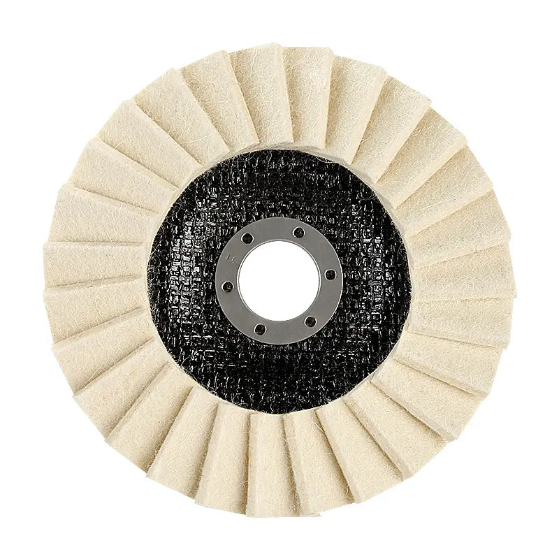 🛠️ 5-Inch Wool Flap Polishing Wheels for Angle Grinders