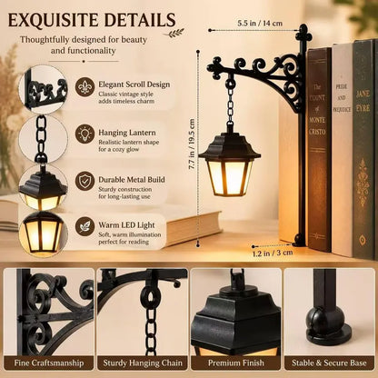 Library Lantern-Decorative Bookshelf Lighting, MiniatureHanging Shelf Lampdeng🏮