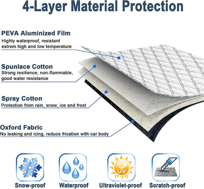 Car Windshield Protector Cover, Waterproof Against Snow Ice Frost Dust Rain ❄️