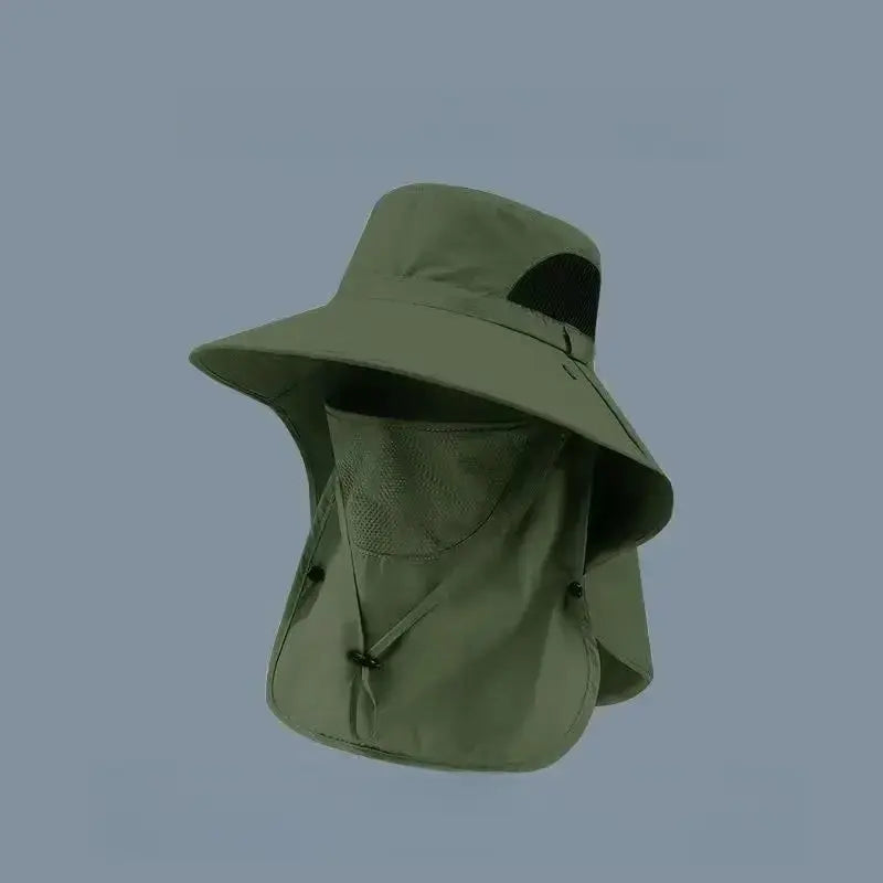 ☀️Detachable Outdoor Fishing Face Covering Neck Protection Sun Hat