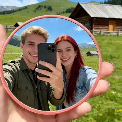 Selfie Convex Mirror, Handheld High-Definition Wide-Angle Selfie Mirror 🤳