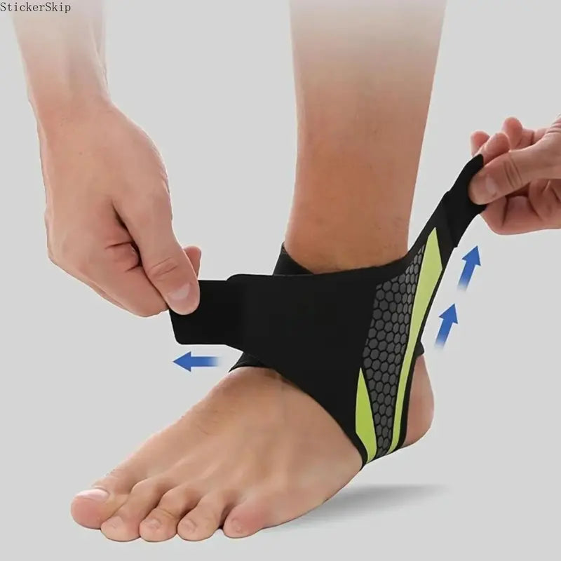 Adjustable Compression Ankle Support Brace, Honeycomb Breathable Ankle Stabilizer🦶