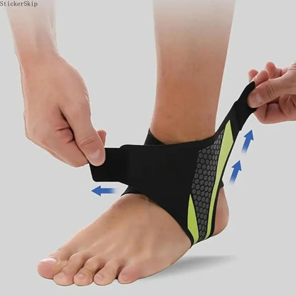 Adjustable Compression Ankle Support Brace, Honeycomb Breathable Ankle Stabilizer🦶