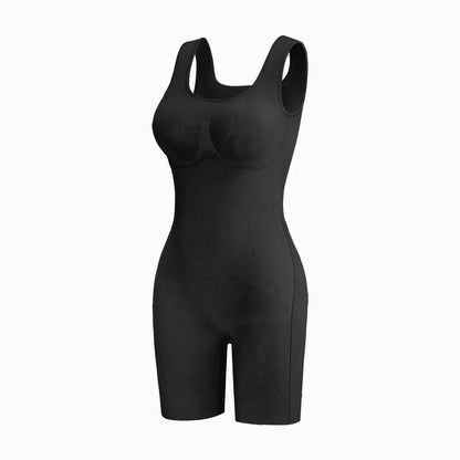 Tummy Control Butt Lifter Faja Bodysuit, Back Support Scrunch Back Open Design🧘