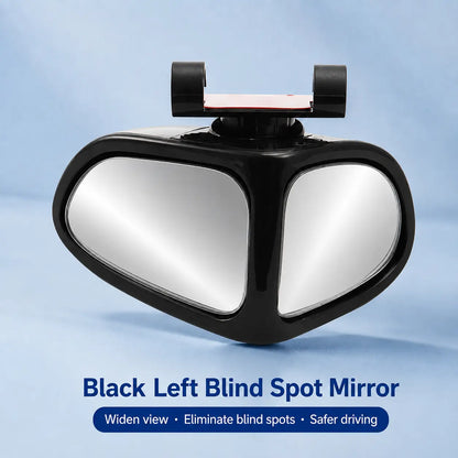 360° Rotatable Dual‑Lens Real Glass Car Blind Spot Mirror🚗🔍