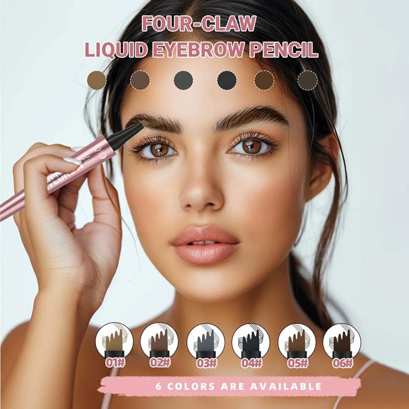 Waterproof Micro‑Fork Eyebrow Pencil, Long‑Lasting Brow Pen 💧✨