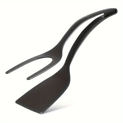 Grip & Flip Spatula Tongs - Sturdy, Durable Non‑Stick Egg Flipper & Food Turner for Pancakes 🍳