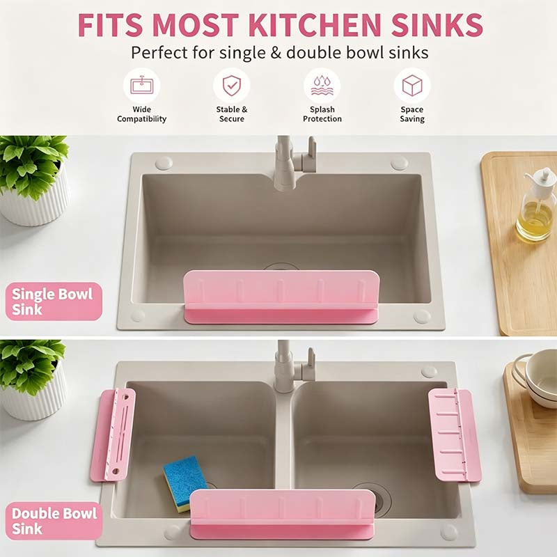 Kitchen Sink Splash Guard, Water Guard for Washbasin & Dish Washing 💦
