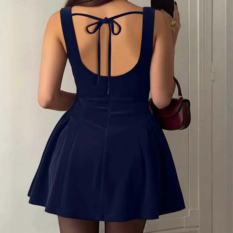 French Elegance Women's Short Fit Elegant Chic Dress, Elegant Dresses 👗