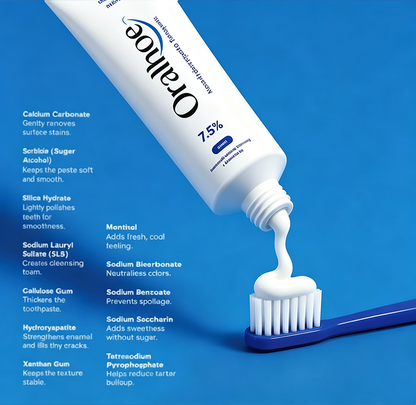 Nano Hydroxyapatite Toothpast-Whitening & Soothe Sensitive Teeth🪥