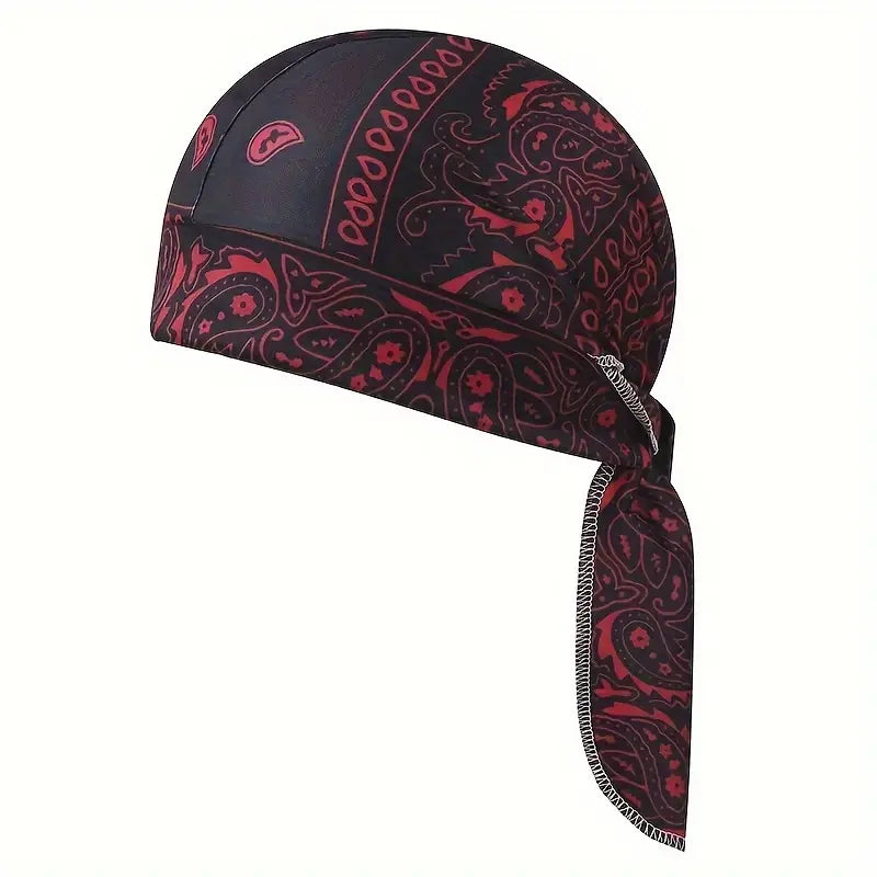 Printed Cooling Head Scarf Cap – Pirate Style