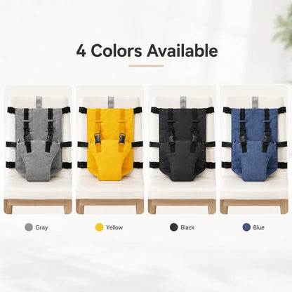 Portable Baby Seat Harness for Dining Chairs, Foldable Toddler Safety Seat with Adjustable Shoulder Straps 🪑