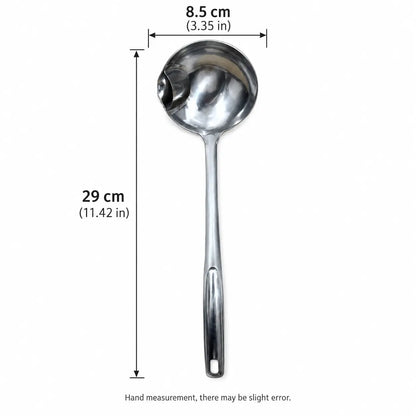 2 Count Stainless Steel Oil Separator Ladle, Mirror Polished Surface 🥄