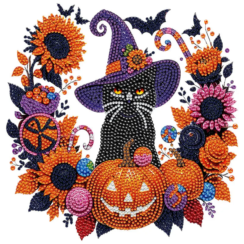 Halloween Diamond Painting Hanging Ornament Kit🎃