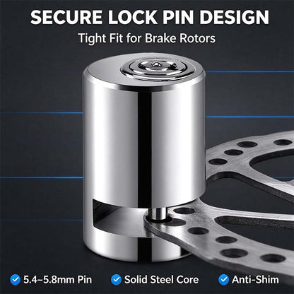 Motorcycle Disc Brake Lock, Anti-Theft Motorcycle Safety Brake Disc Lock 🔒