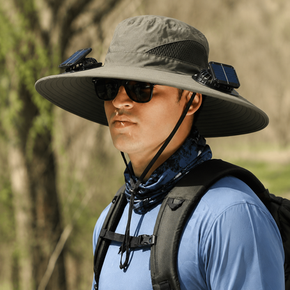 2026 Ultralight Solar Fan Sun Hat | Father's Day Gift