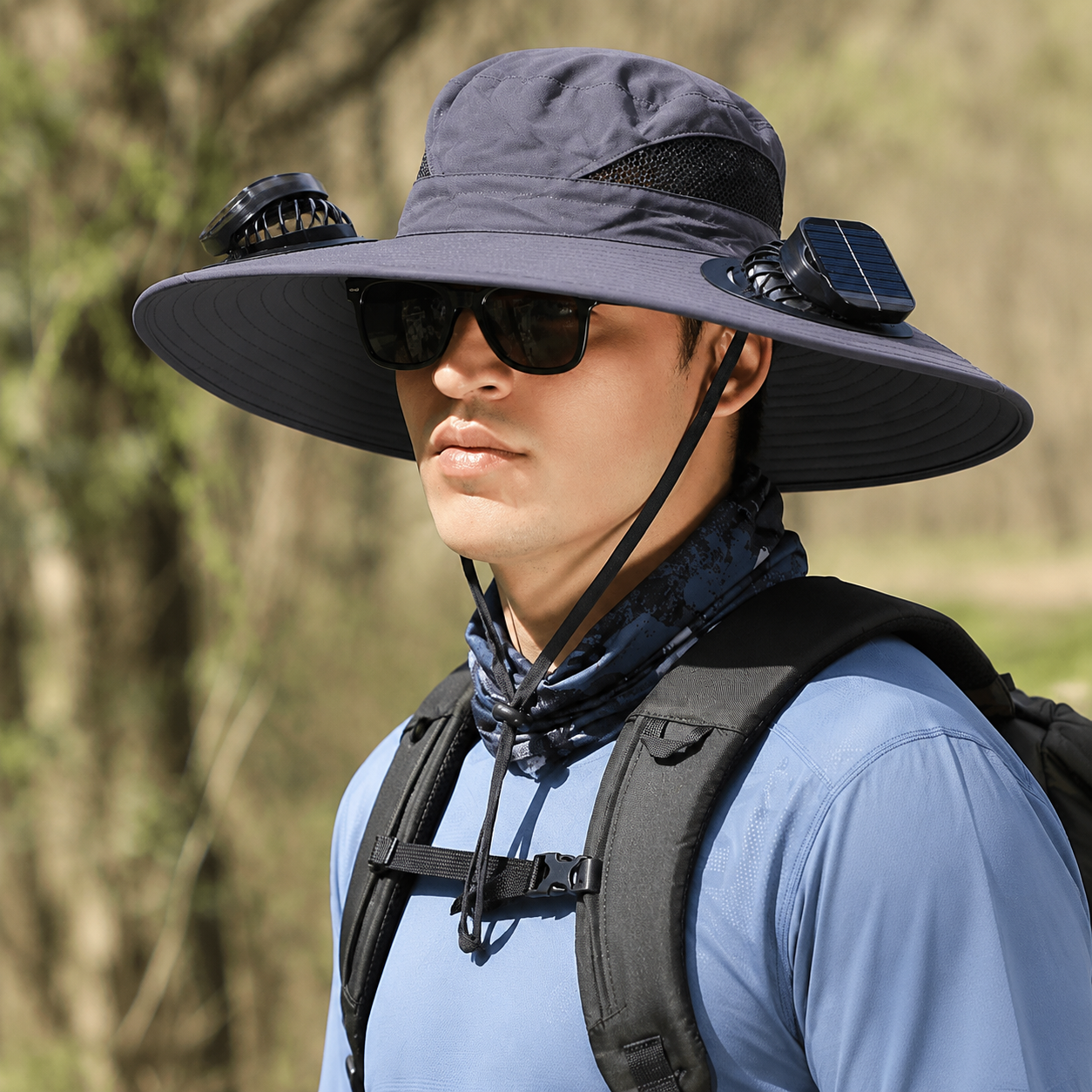 2026 Ultralight Solar Fan Sun Hat | Father's Day Gift