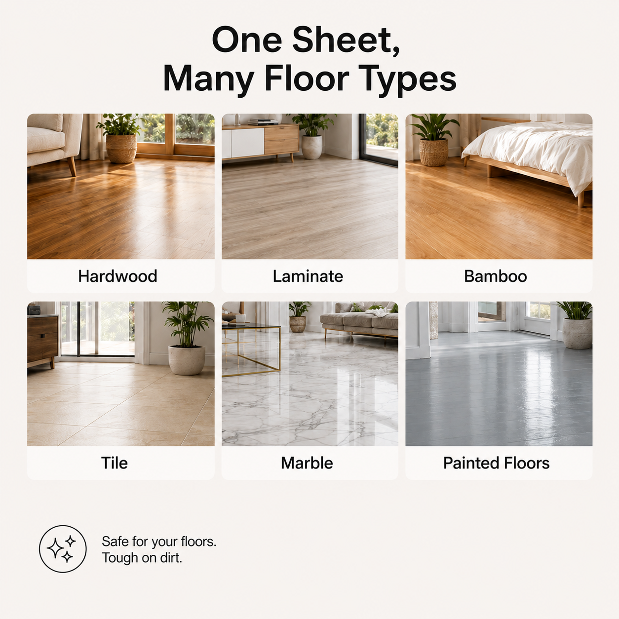 100-Count Floor Cleaner Sheets – Effortless Mopping Solution✨