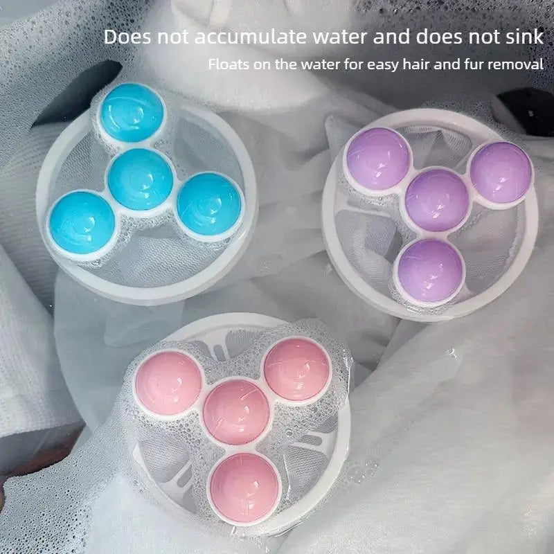 3 Counts Washing Machine Hair Remover Filter Bag 3 PCS 🧺