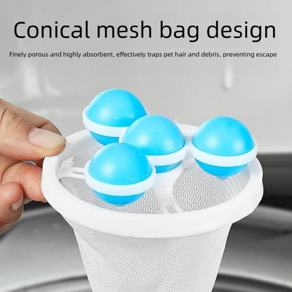 3 Counts Washing Machine Hair Remover Filter Bag 3 PCS 🧺