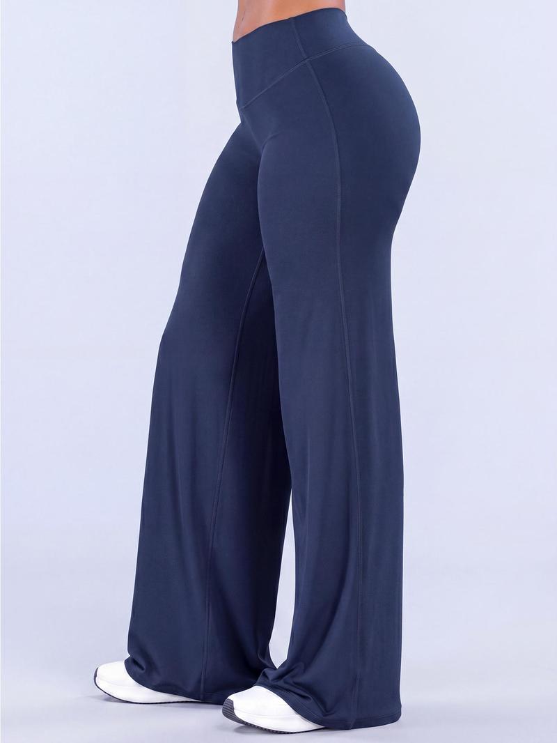 Women’s Light Simple Leopard-Print Wide-Leg Pants ✨