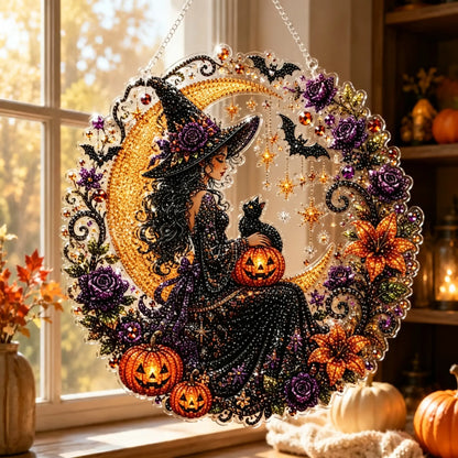Halloween Diamond Painting Hanging Ornament Kit🎃