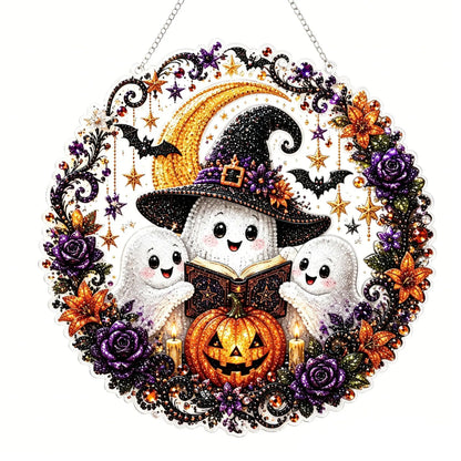 Halloween Diamond Painting Hanging Ornament Kit🎃