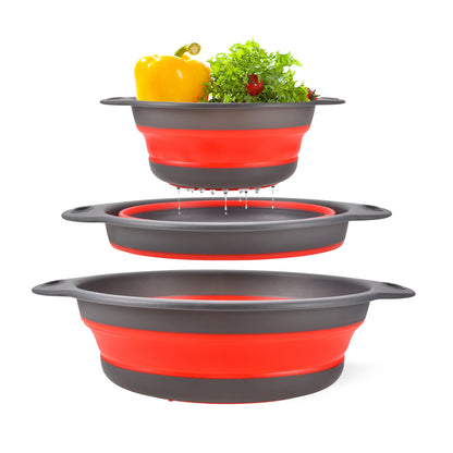 Collapsible Colanders 3-Pack Sturdy Kitchen Strainer Set 🥗