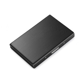 RFID Blocking Metal Card Holder, Ultra Slim Stainless Steel Business Credit Card Case 💳