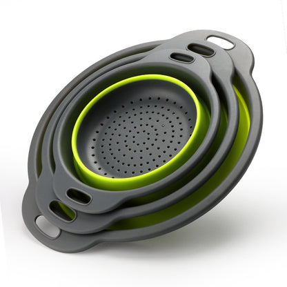 Collapsible Colanders 3-Pack Sturdy Kitchen Strainer Set 🥗